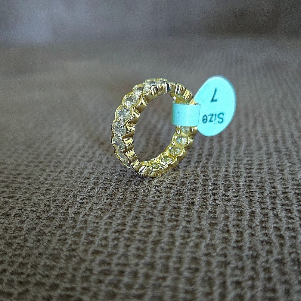 Eternity♾️ Ring💍 With Clear Baguette Crystals💎 - NWT - Picture 9 of 16